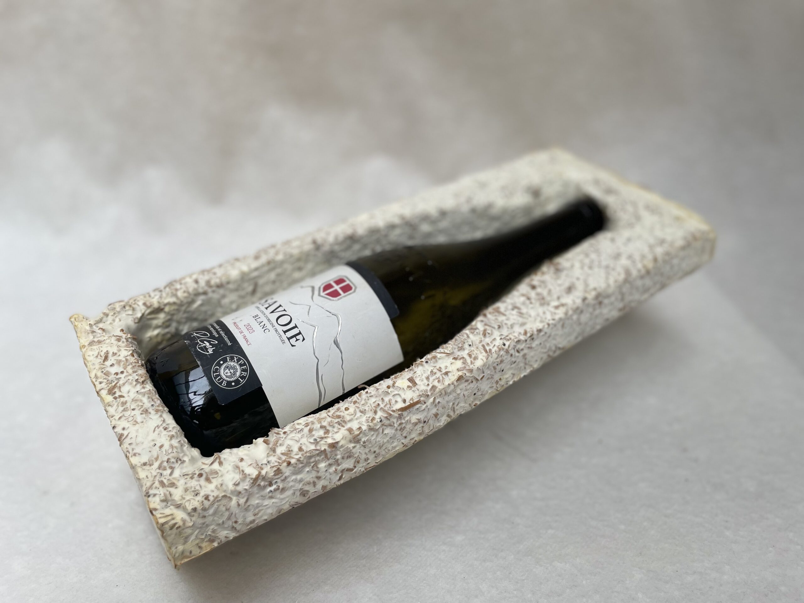 Calage bouteille de vin