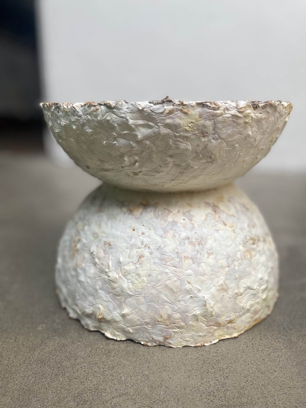 Réalisations — objet en mycélium, Fungimaker